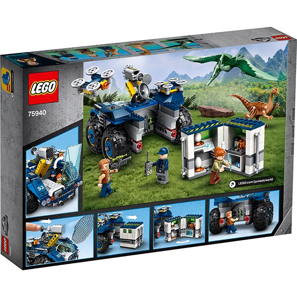 LEGO Jurassic World: Evadarea lui Gallimimus si Pteranodon 75940, 7 ani+, 391 piese