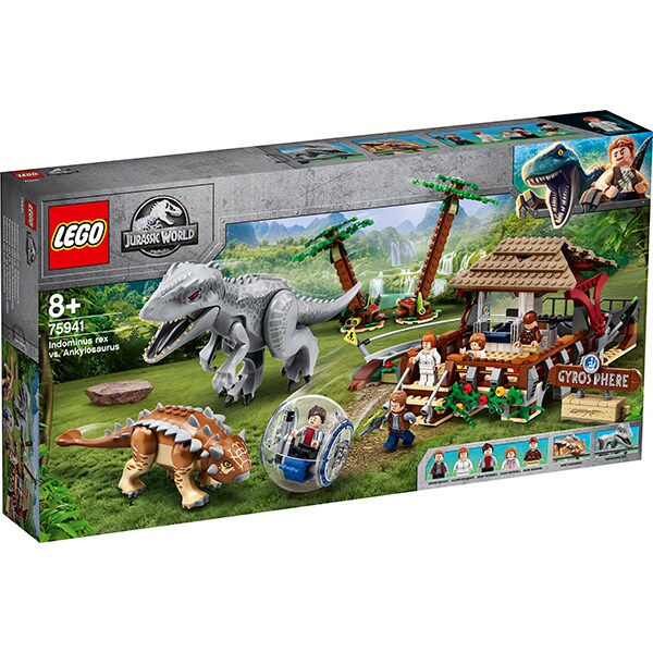 LEGO Jurassic World: Indominus Rex contra Ankylosaurus 75941, 8 ani+, 537 piese