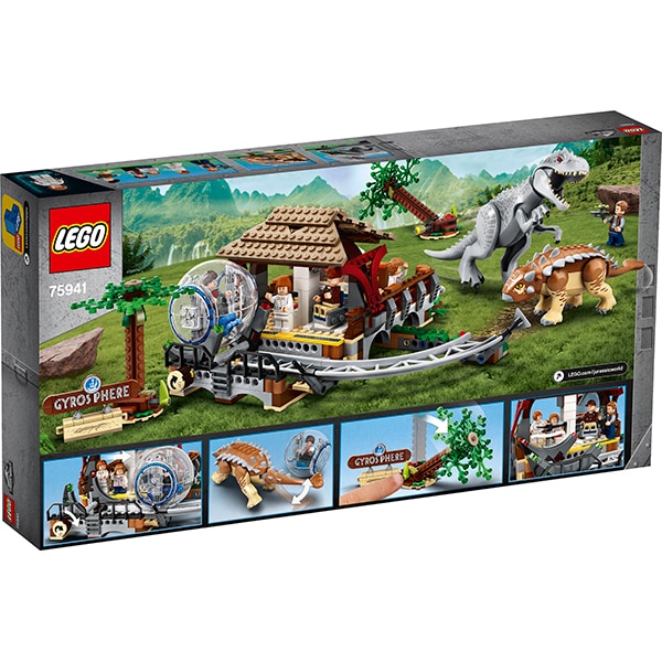 LEGO Jurassic World: Indominus Rex contra Ankylosaurus 75941, 8 ani+, 537 piese
