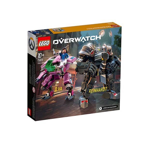 LEGO Overwatch: D.Va & Reinhardt 75973, 10 ani+, 455 piese