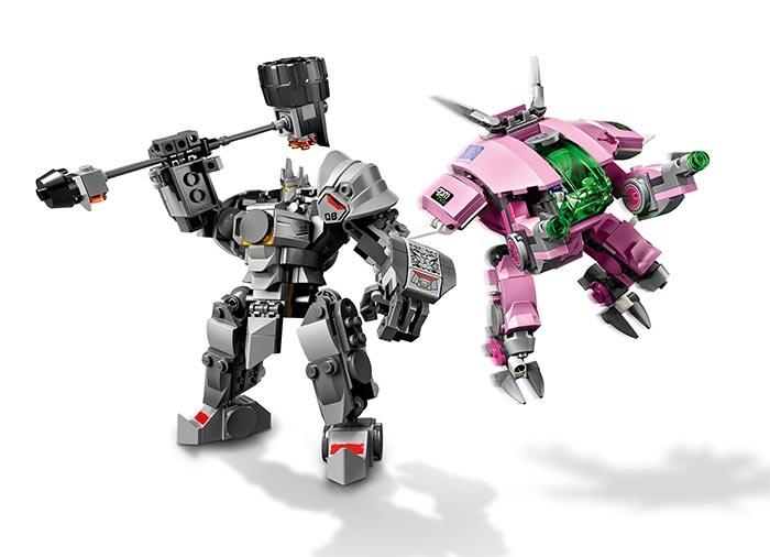LEGO Overwatch: D.Va & Reinhardt 75973, 10 ani+, 455 piese