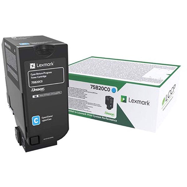 Toner original LEXMARK 75B20C0 Return Program, cyan