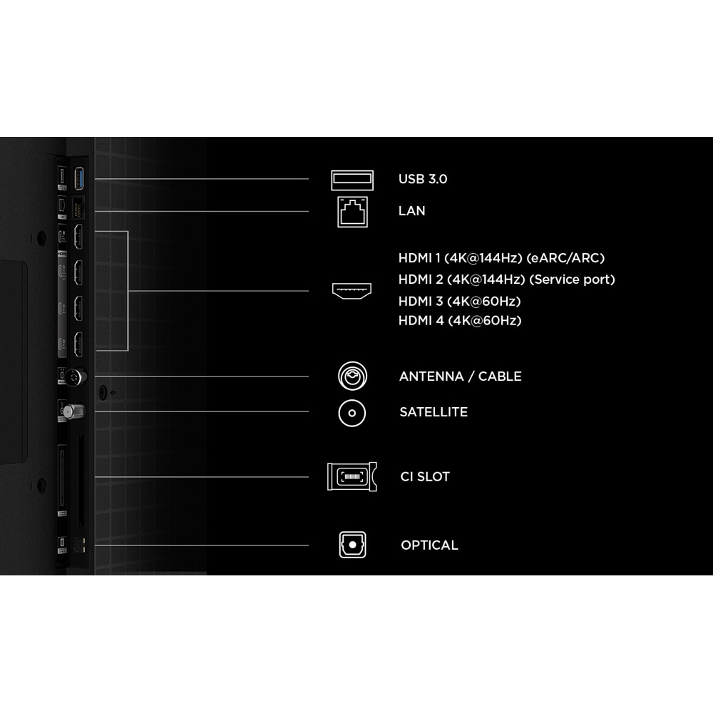 Televizor MiniLed Smart TCL 75C69K Pro, Ultra HD 4K, 189cm