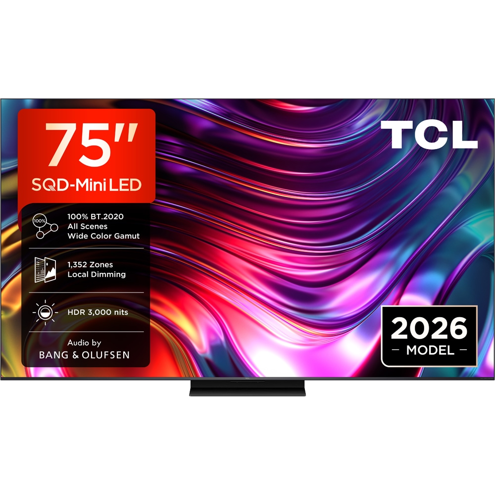 Televizor SQD MiniLed Smart TCL 75C79L, Ultra HD 4K, 189cm