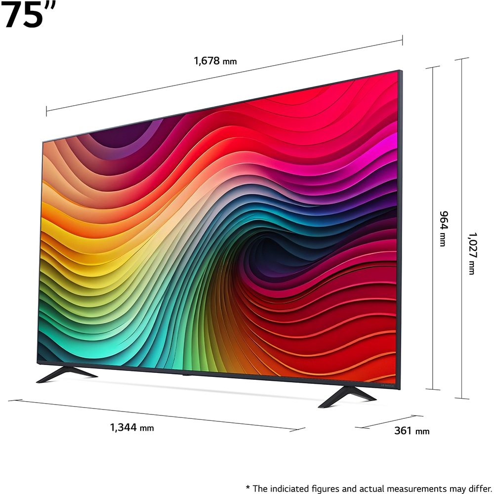 Televizor NanoCell Smart LG 75NANO81T3A, Ultra HD 4K, HDR, 189cm