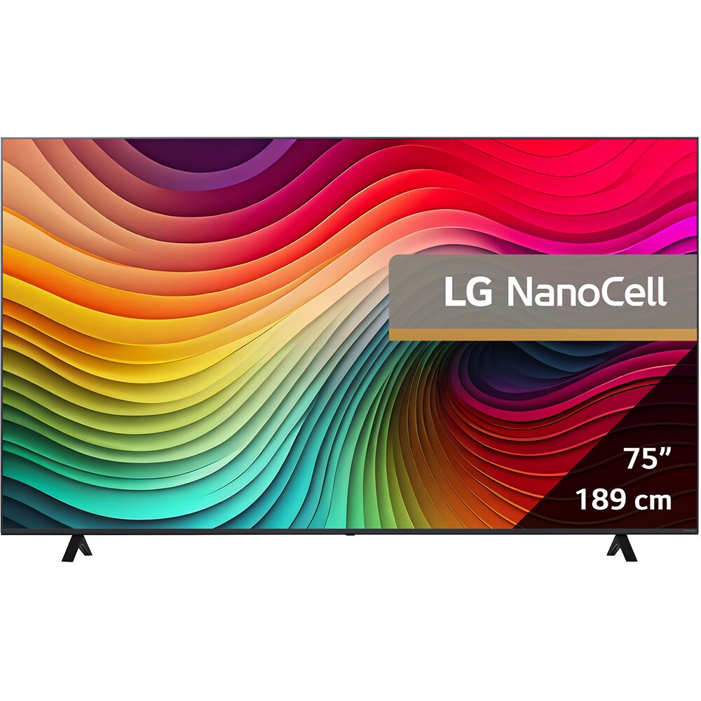 Televizor NanoCell Smart LG 75NANO81T3A, Ultra HD 4K, HDR, 189cm