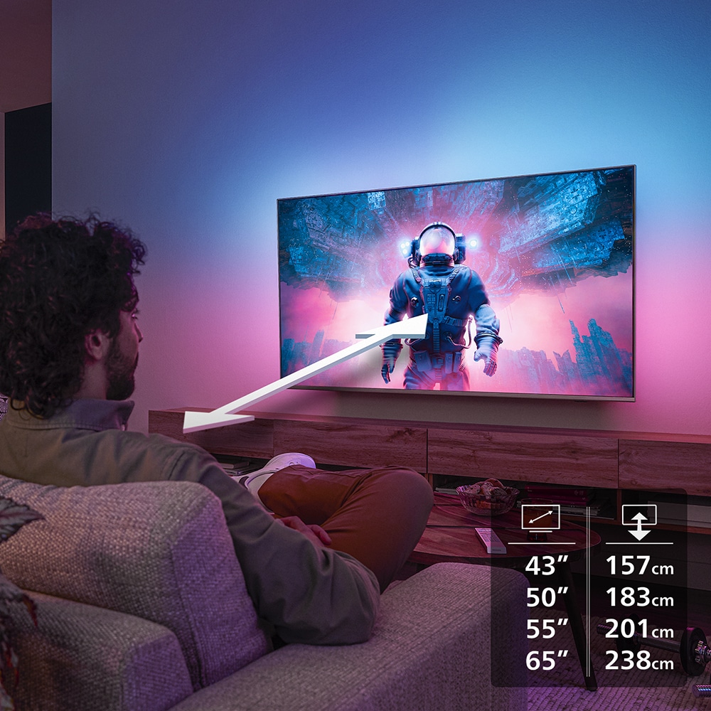Televizor QLED Smart PHILIPS 75PUS8510, Ultra HD 4K, HDR10+, 189cm