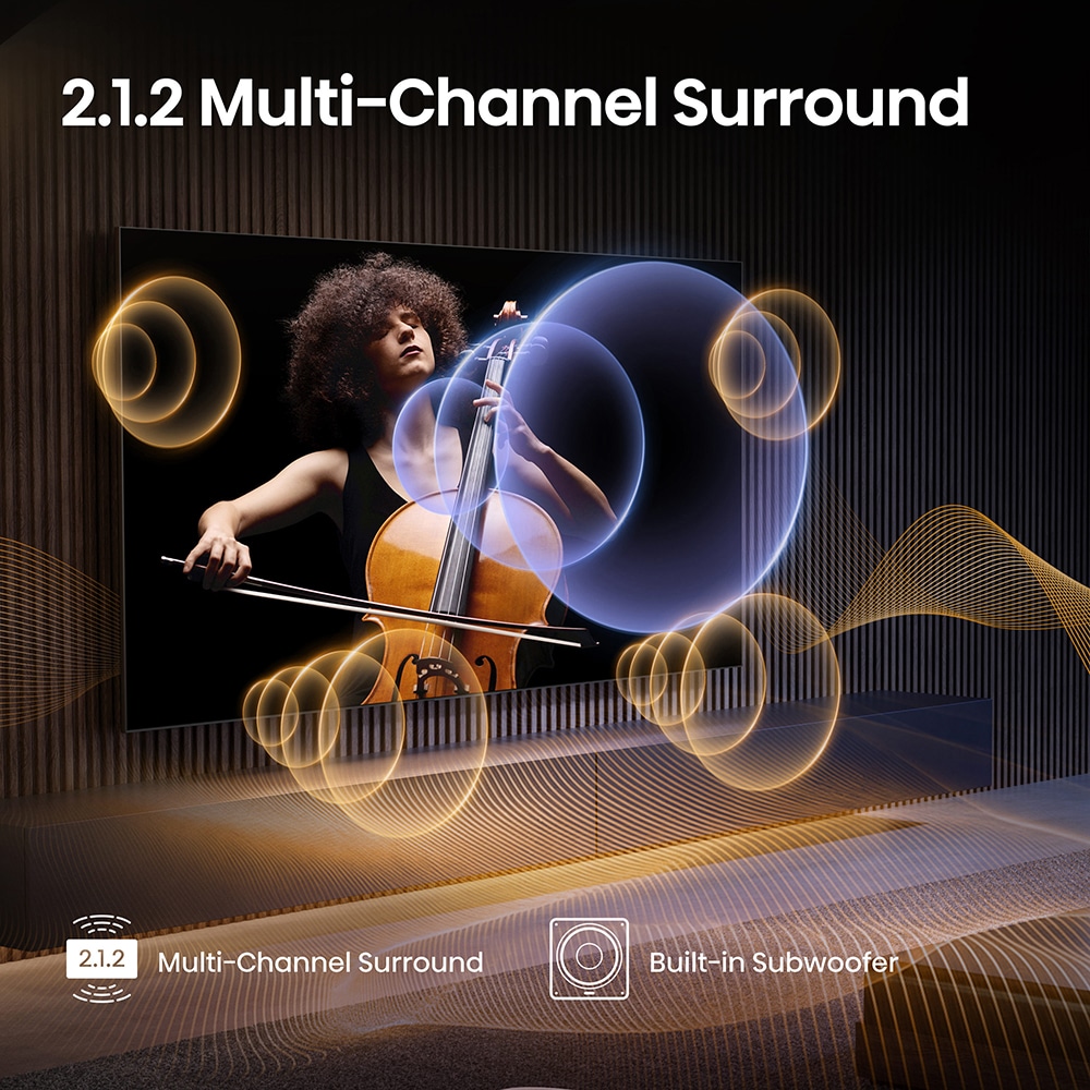 Televizor Mini-LED ULED Smart HISENSE 75U7Q PRO, Ultra HD 4K,189cm