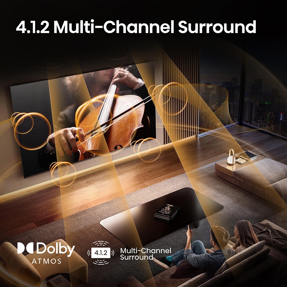 Televizor Mini-LED ULED Smart HISENSE 75U8Q, Ultra HD 4K,189cm