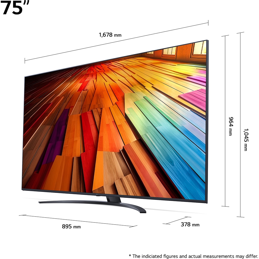 Televizor LED SMART LG 75UT81003LA, Ultra HD 4K, HDR, 189cm