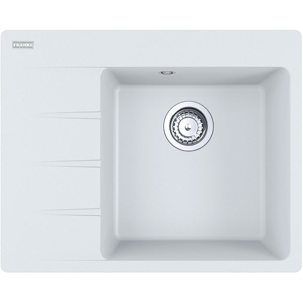 Chiuveta bucatarie FRANKE CNG 611/211-62, 1 cuva, picurator dreapta, compozit granit, alb