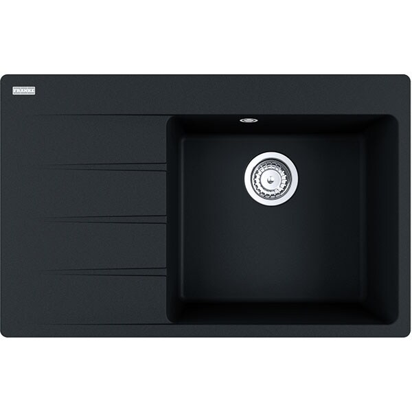 Chiuveta bucatarie FRANKE CNG 611/211-78, 1 cuva, picurator stanga, compozit granit, negru