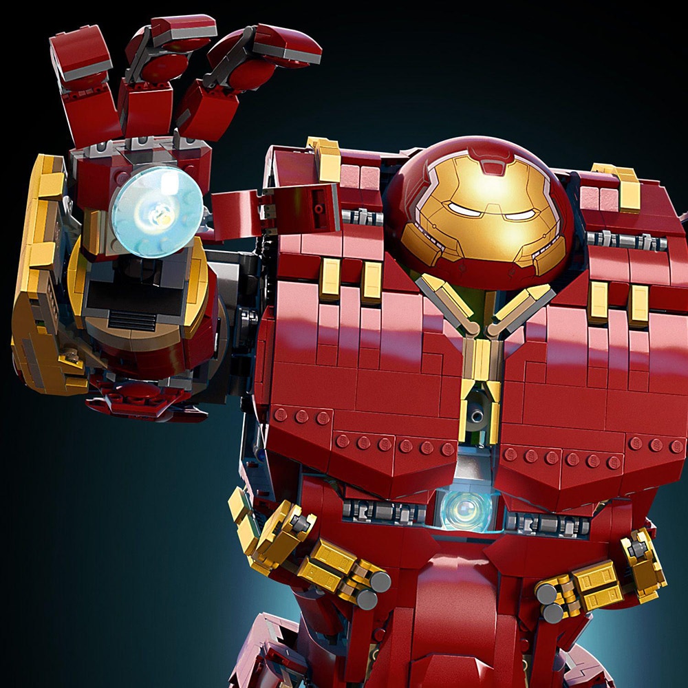 LEGO Super Heroes: Hulkbuster 76210, 18 ani+, 4049 piese