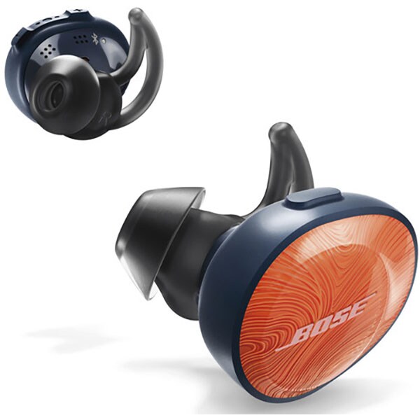 Casti BOSE SoundSport Free 774373-0030, True Wireless, Bluetooth, In-Ear, Microfon, portocaliu