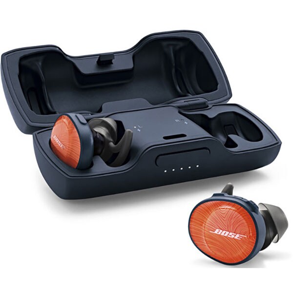 Casti BOSE SoundSport Free 774373-0030, True Wireless, Bluetooth, In-Ear, Microfon, portocaliu