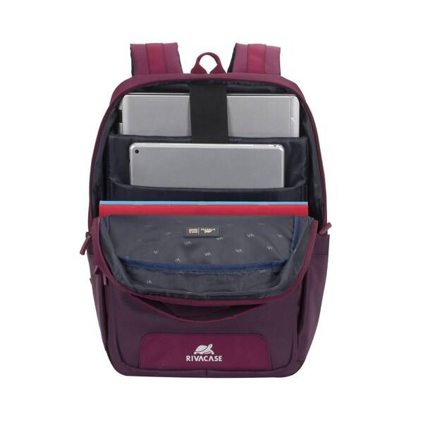 Rucsac laptop RIVACASE 7767, 15.6", poliester-nailon, mov