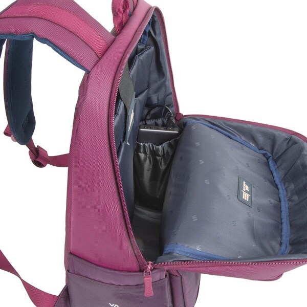 Rucsac laptop RIVACASE 7767, 15.6", poliester-nailon, mov