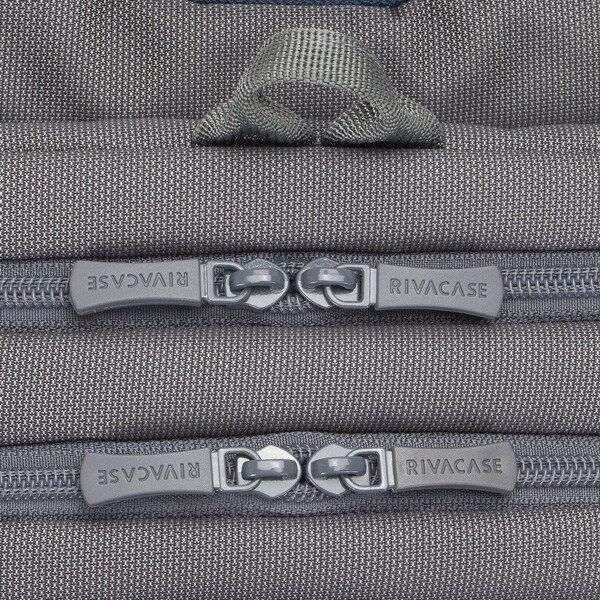 Rucsac laptop RIVACASE 7777, 17,3", poliester-nailon, albastru-gri