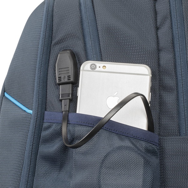 Rucsac laptop RIVACASE 7861, 17.3", albastru inchis