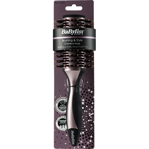 Perie de par BABYLISS Diamond Ceramic Mixte 791969, gri