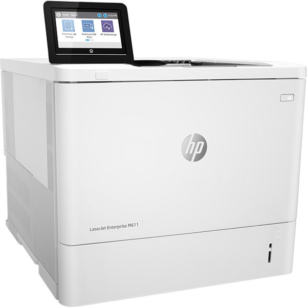 Imprimanta laser monocrom HP LaserJet Enterprise M611dn, A4, USB, Retea