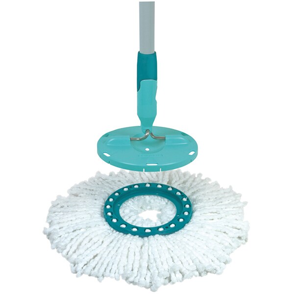 Set curatenie mop rotativ rotund LEIFHEIT Clean Twist System 52019, turcoaz