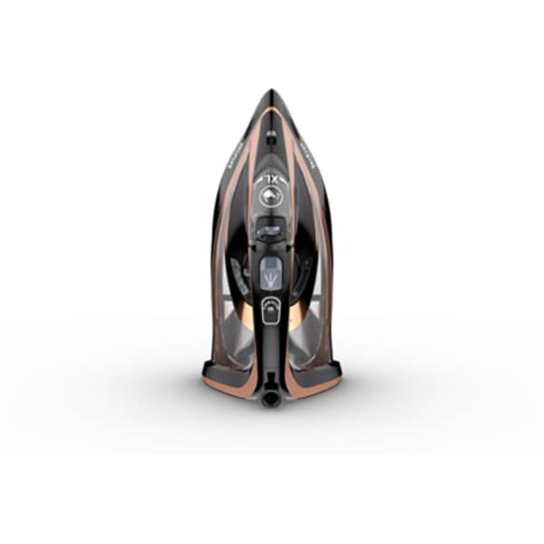 Fier de calcat TEFAL Ultimate Pure FV9845E0, 3200W, 260g/min, 350ml, talpa Durilium AirGlide, maro-negru 
