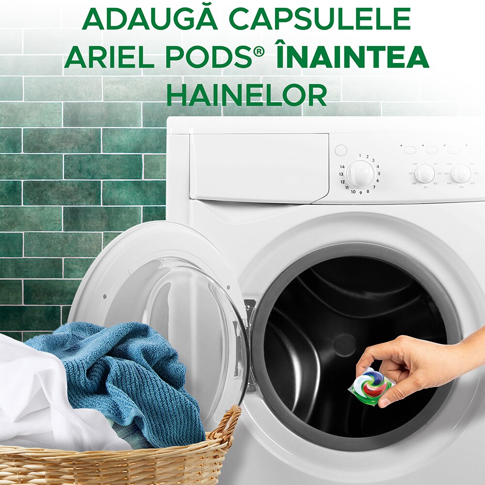 Detergent capsule ARIEL PODS+ Extra Clean Power, 120 spalari