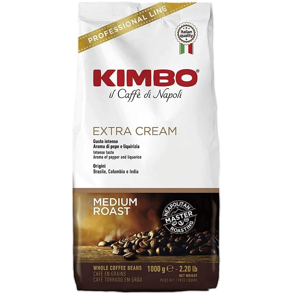 Cafea boabe KIMBO Extra Cream, 1000g