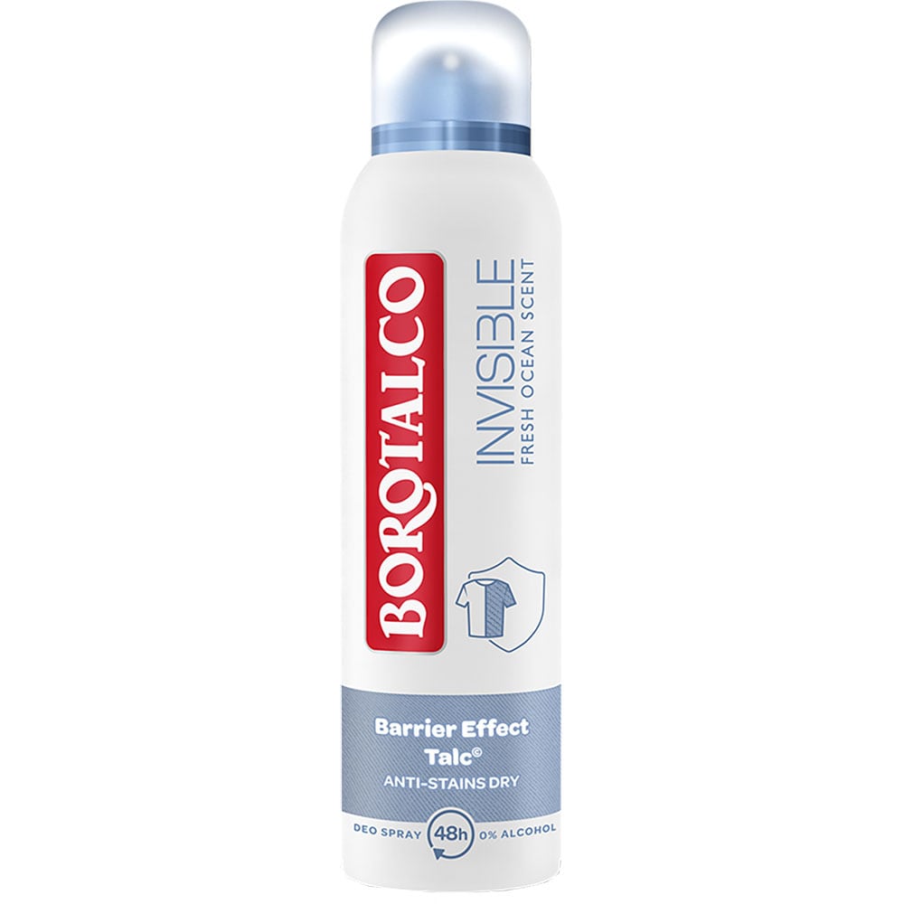 Deodorant spray BOROTALCO Invisible Fresh, 150ml