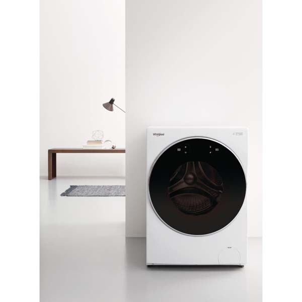 Masina de spalat rufe frontala WHIRLPOOL FRR12451, 6th Sense, 12kg, 1400rpm, Clasa A+++, alb