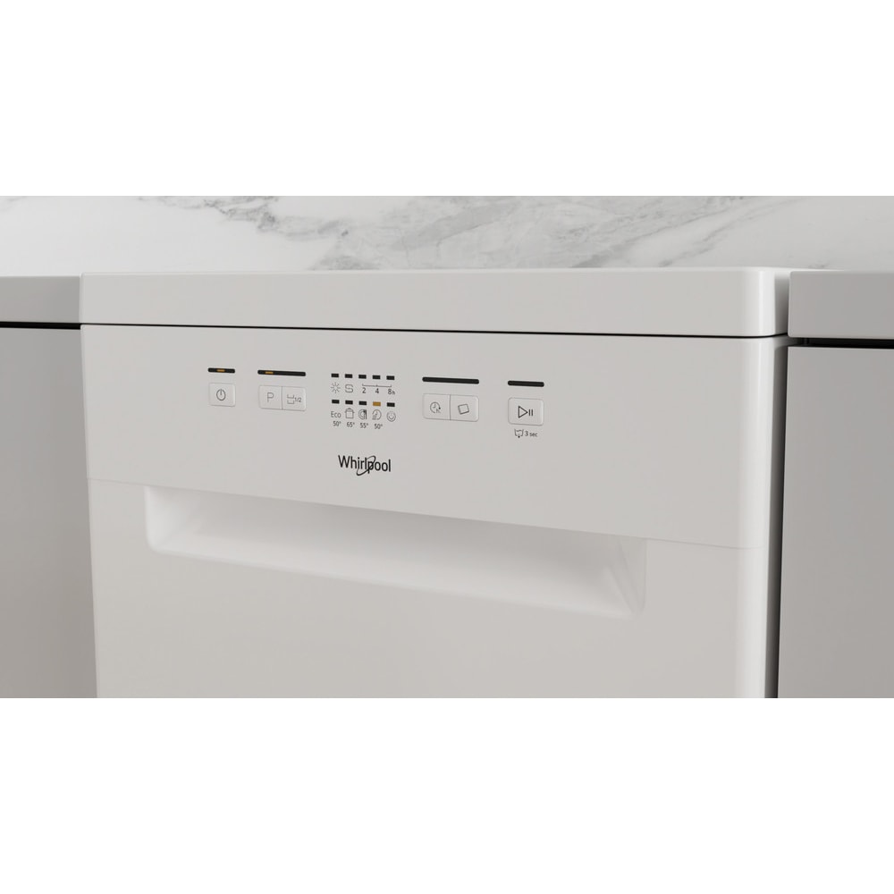 Masina de spalat vase independenta WHIRLPOOL WSFE 2B19, 10 seturi, 5 programe, 45 cm, Clasa F, alb