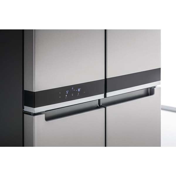 Side by Side WHIRLPOOL WQ9 B2L, No Frost, 594 l, H 187.4 cm, Clasa E, inox