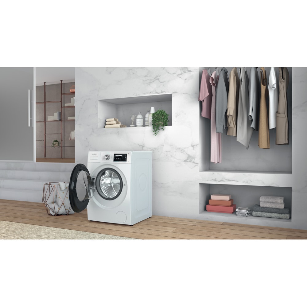 Masina de spalat rufe frontala WHIRLPOOL W6X W845WB EE, 8 kg, 1400rpm, Clasa B, alb
