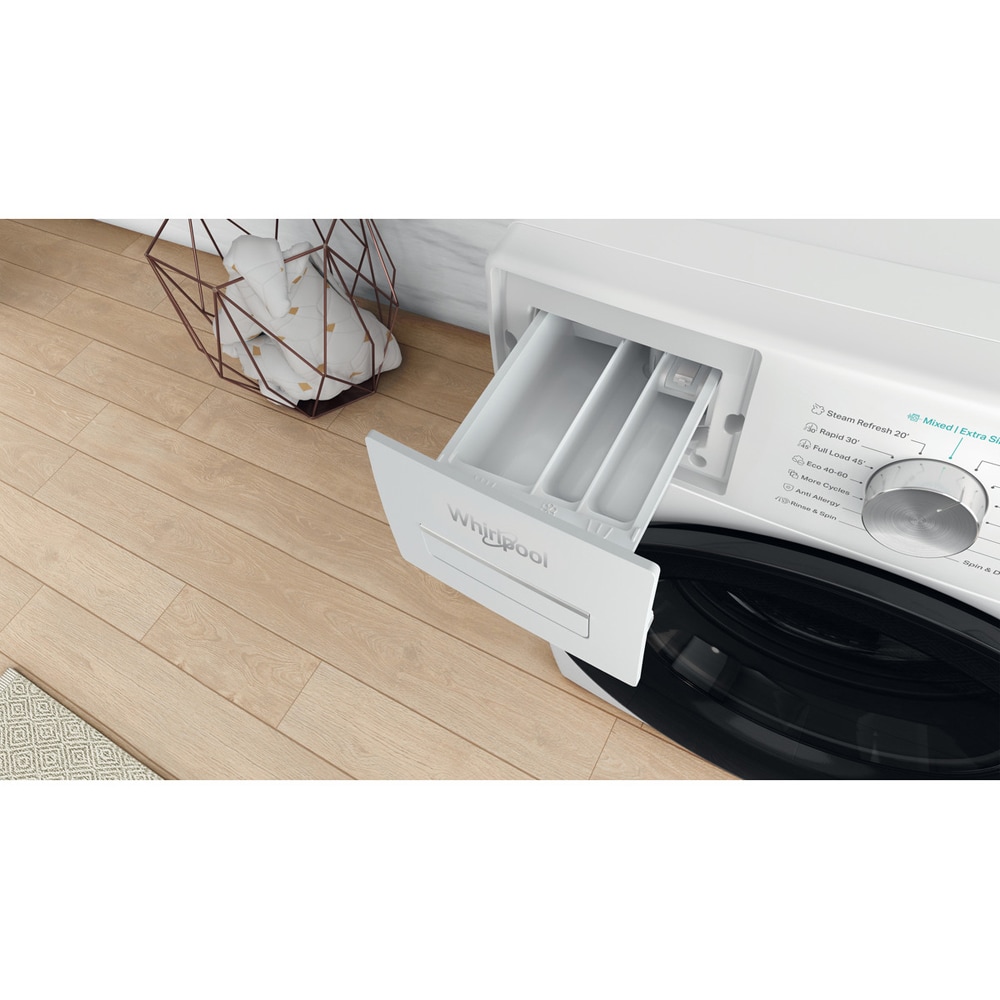 Masina de spalat rufe frontala WHIRLPOOL W6X W845WB EE, 8 kg, 1400rpm, Clasa B, alb