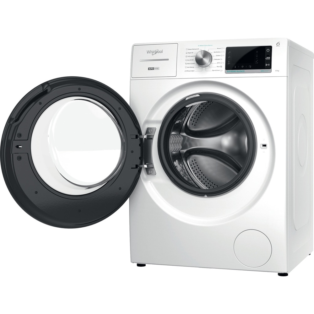 Masina de spalat rufe frontala WHIRLPOOL W8 W946WB EE, 9 kg, 1400rpm, Clasa A, alb