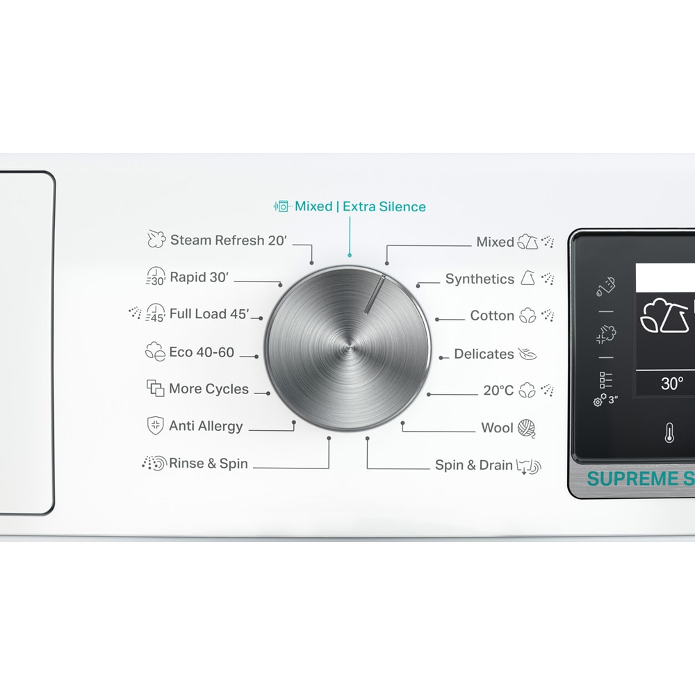 Masina de spalat rufe frontala WHIRLPOOL W8 W046WB EE, 10 kg, 1400rpm, Clasa A, alb