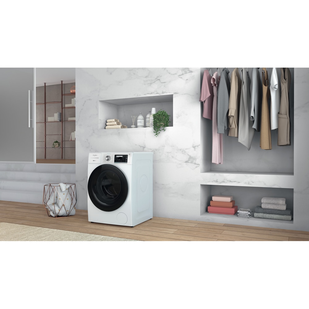 Masina de spalat rufe frontala WHIRLPOOL W8 W046WB EE, 10 kg, 1400rpm, Clasa A, alb