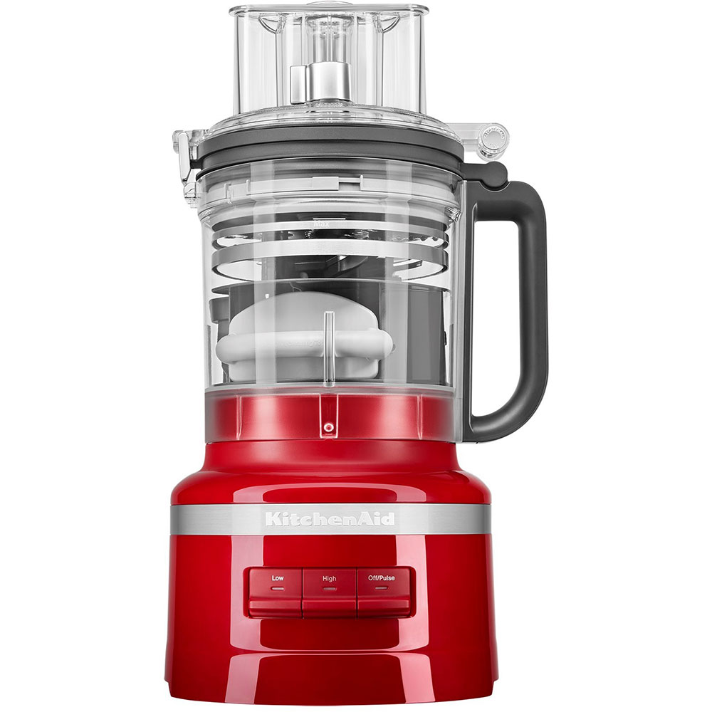 Robot de bucatarie KITCHENAID Empire Red 5KFP1319, 3.1l, 400W, 3 trepte de viteza, rosu-gri