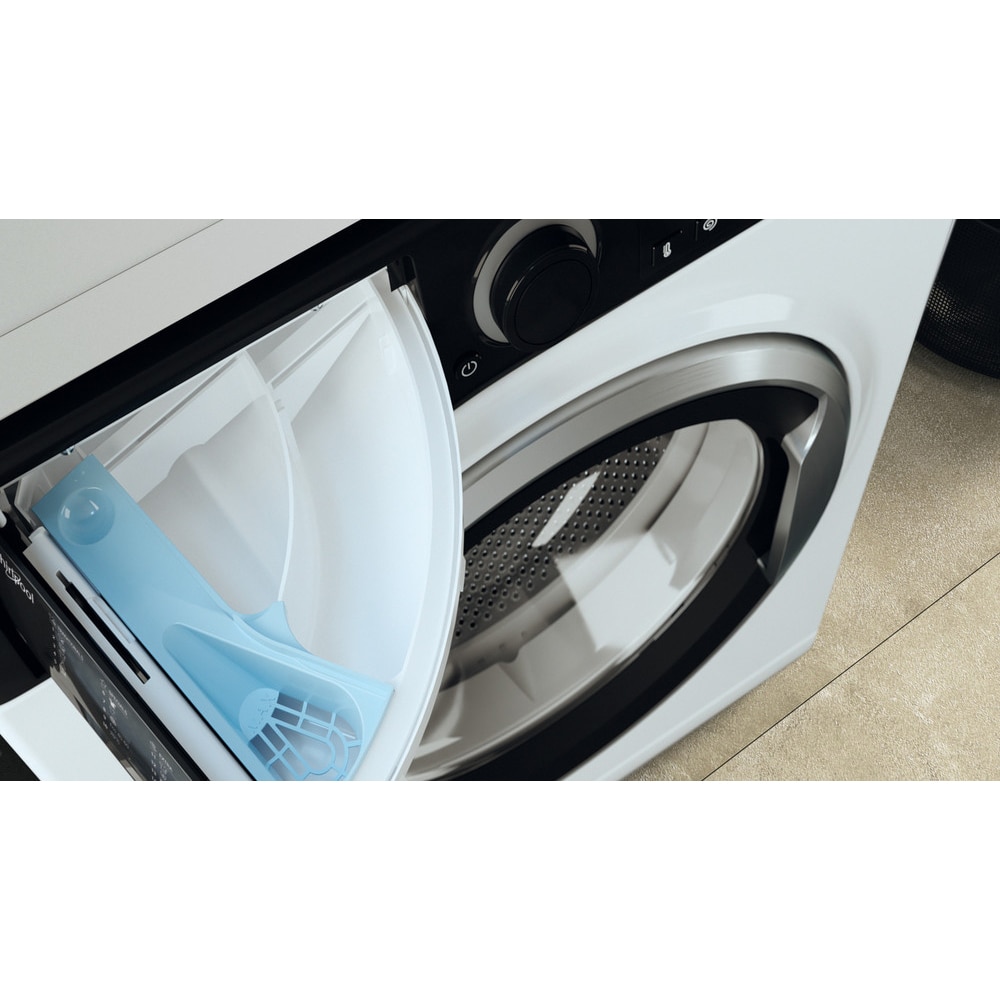 Masina de spalat rufe frontala slim WHIRLPOOL WRBSB 6249 S EU, 6th Sense, 6 kg, 1200rpm, Clasa C, alb