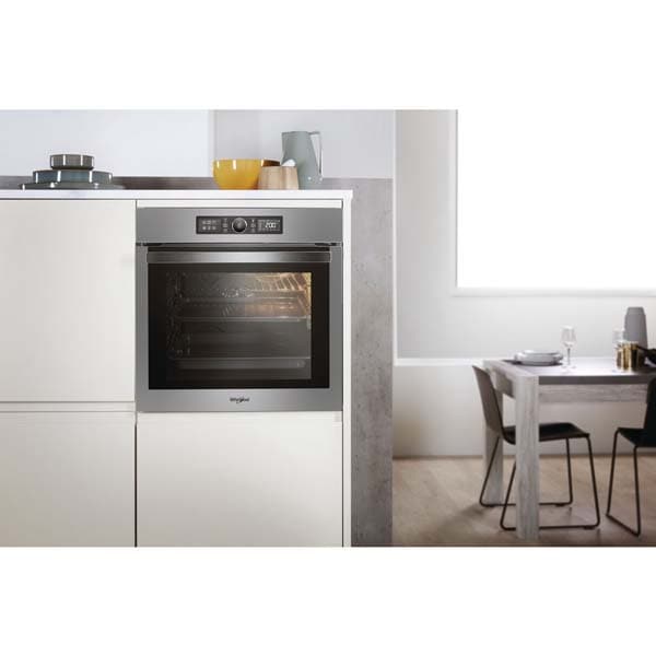 Cuptor incorporabil WHIRLPOOL AKZ9 6220 IX, Electric, Autocuratare hidroliza, 73 l, Clasa A+, 6th Sense, inox