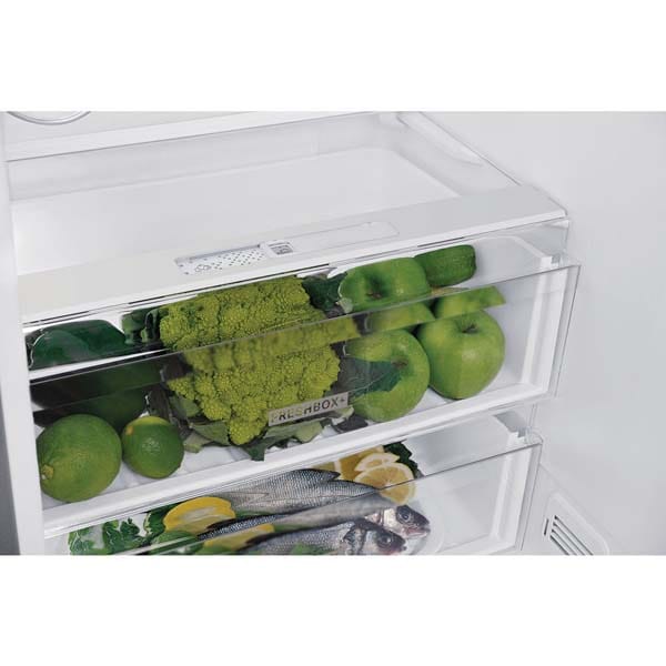 Combina frigorifica WHIRLPOOL W7 821O OX H, Total No Frost, 338 l, H 189 cm, Clasa E, 6th Sense, argintiu