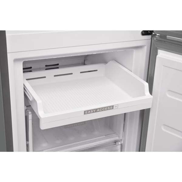 Combina frigorifica WHIRLPOOL W7 821O OX H, Total No Frost, 338 l, H 189 cm, Clasa E, 6th Sense, argintiu