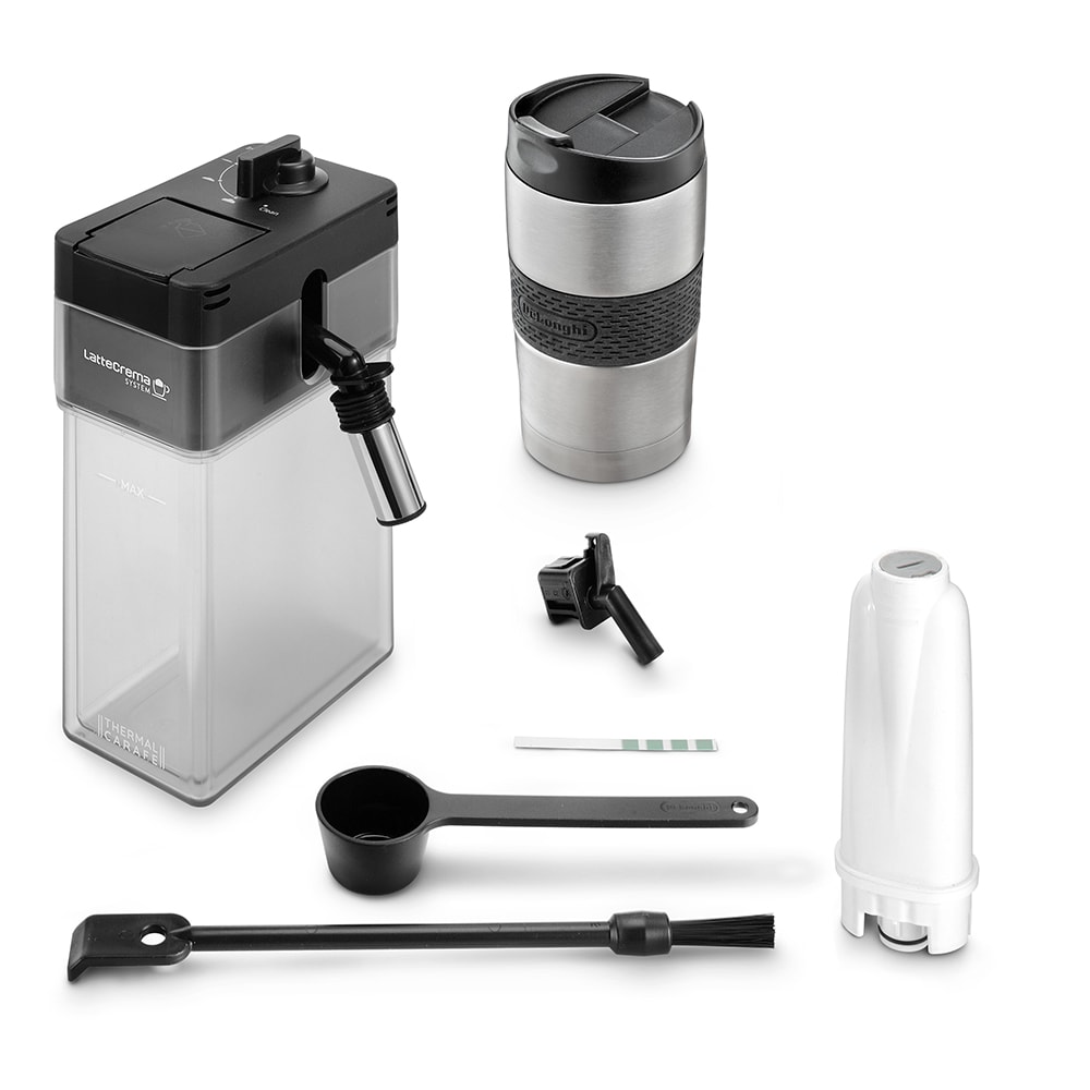 Espressor automat DELONGHI PrimaDonna Soul ECAM.610.74.MB, 2.2l, 1450W, 19 bar, argintiu-negru