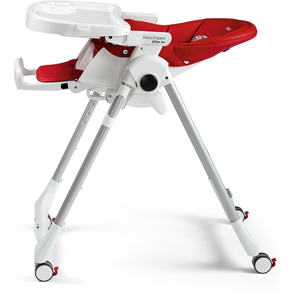 Scaun de masa PEG PEREGO Prima Pappa Zero Follow Me Fragola, 0 luni-3 ani, rosu 