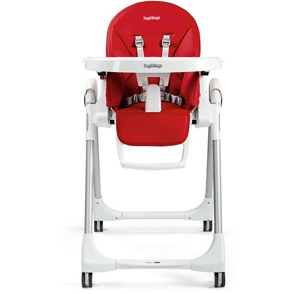 Scaun de masa PEG PEREGO Prima Pappa Zero Follow Me Fragola, 0 luni-3 ani, rosu 