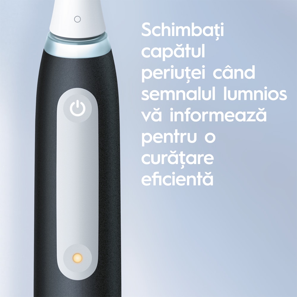 Periuta de dinti electrica ORAL-B iO3, 3 programe, 2 capete, negru