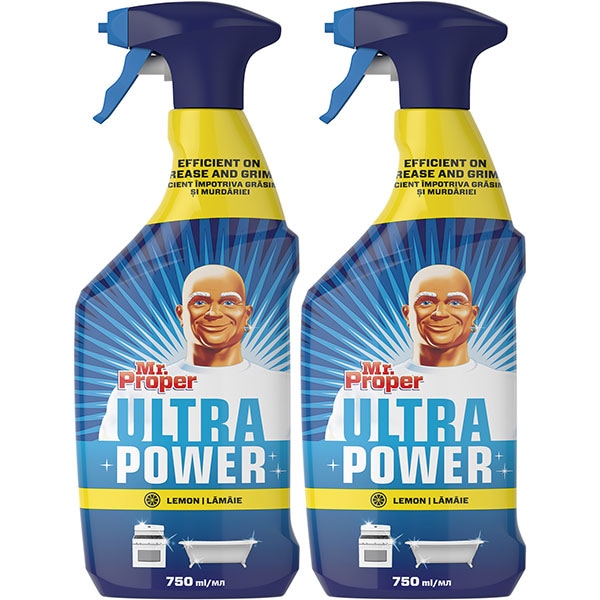 Pachet detergent universal MR. PROPER Ultra Power, 2 x  750ml