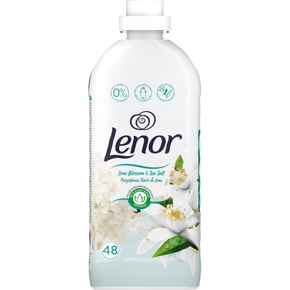 Balsam rufe LENOR Limeblossom & Sea Salt, 1.2L, 48 spalari