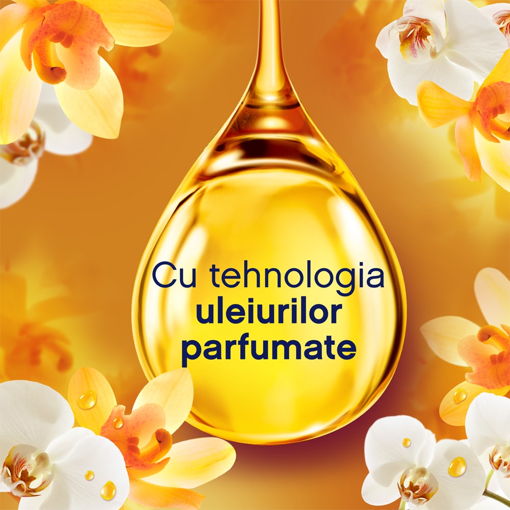 Balsam de rufe LENOR Vanilla Orchid&Golden Amber, 1.2 l, 48 spalari